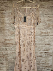 BLUSH FLORAL LONG DRESS (NEW)