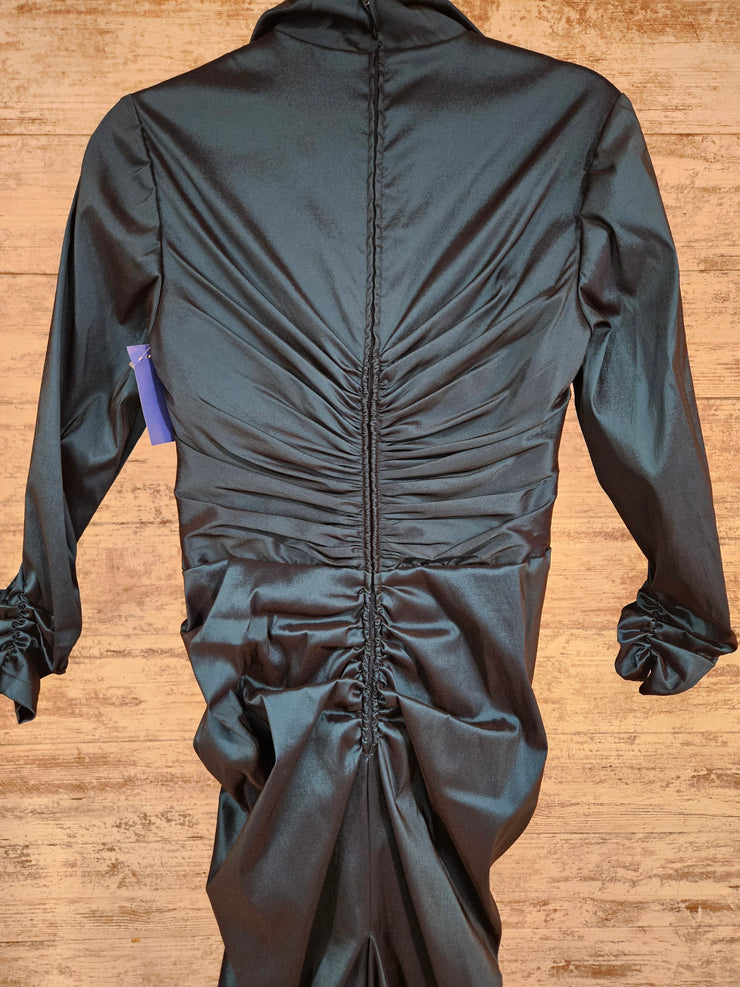 TEAL LONG EVENING GOWN $850