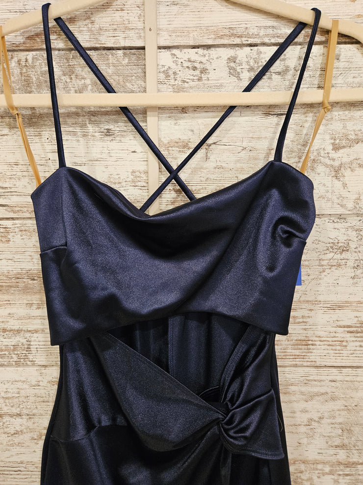 NAVY SHORT DRESS