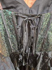 GREEN TIERED SHORT DRESS (NEW)