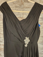 BLACK LONG EVENING GOWN (NEW)