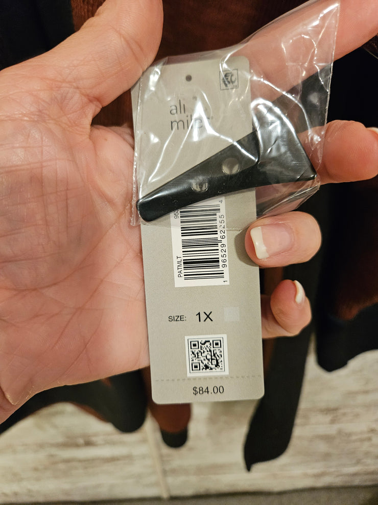 BROWN/BLACK TOP (NEW) $84