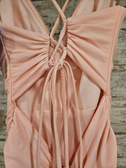 PINK LONG EVENING GOWN