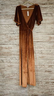 RUST COLORED LONG DRESS (NEW)