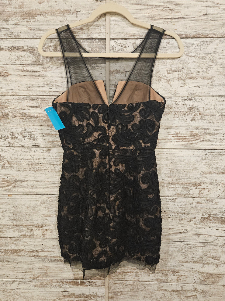 BLACK/NUDE SHORT DRESS $349