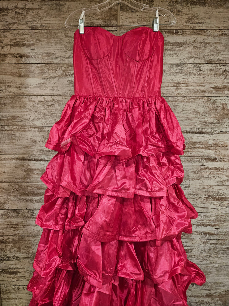 PINK LAYERED A LINE GOWN (NEW)