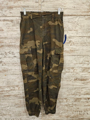 GREEN CAMO JOGGERS $60