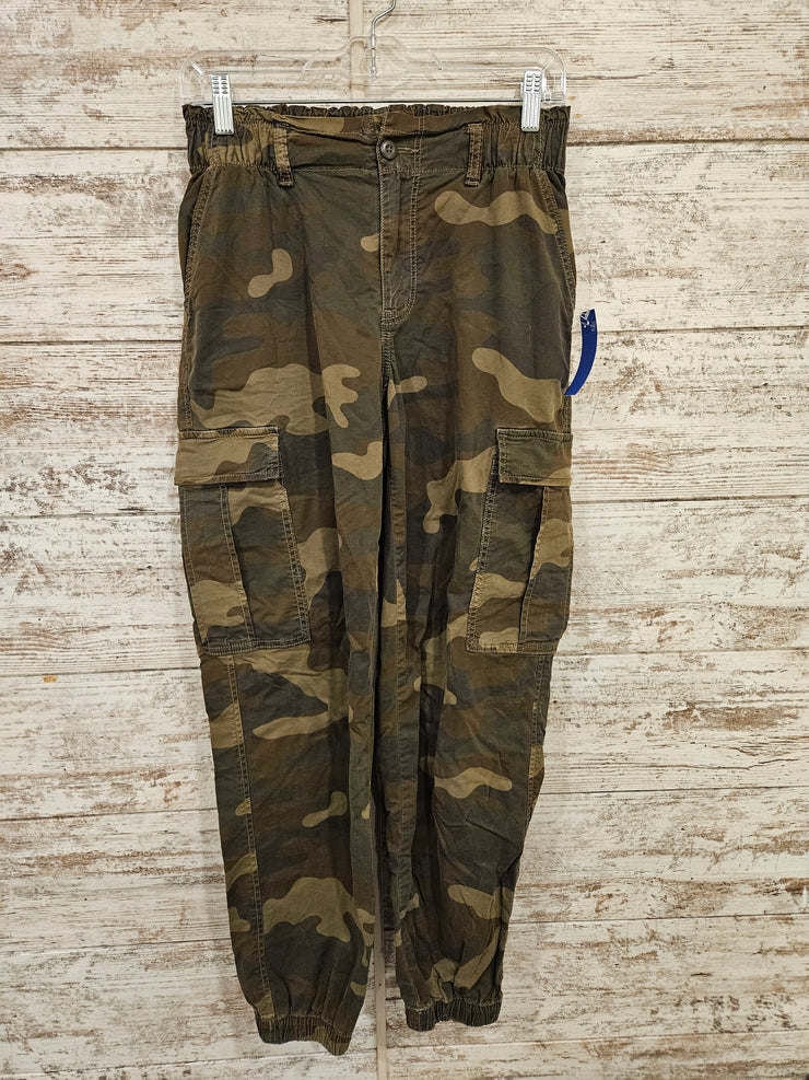 GREEN CAMO JOGGERS $60