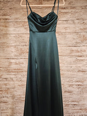GREEN LONG EVENING GOWN (NEW)