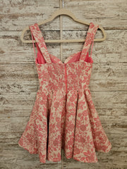 PINK/WHITE SHORT DRESS- NEW