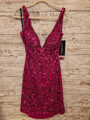 PINK SPARKLY SHORT DRESS (NEW)