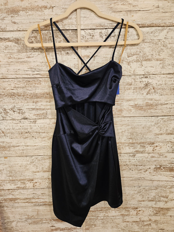 NAVY SHORT DRESS