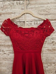 RED SHORT DRESS