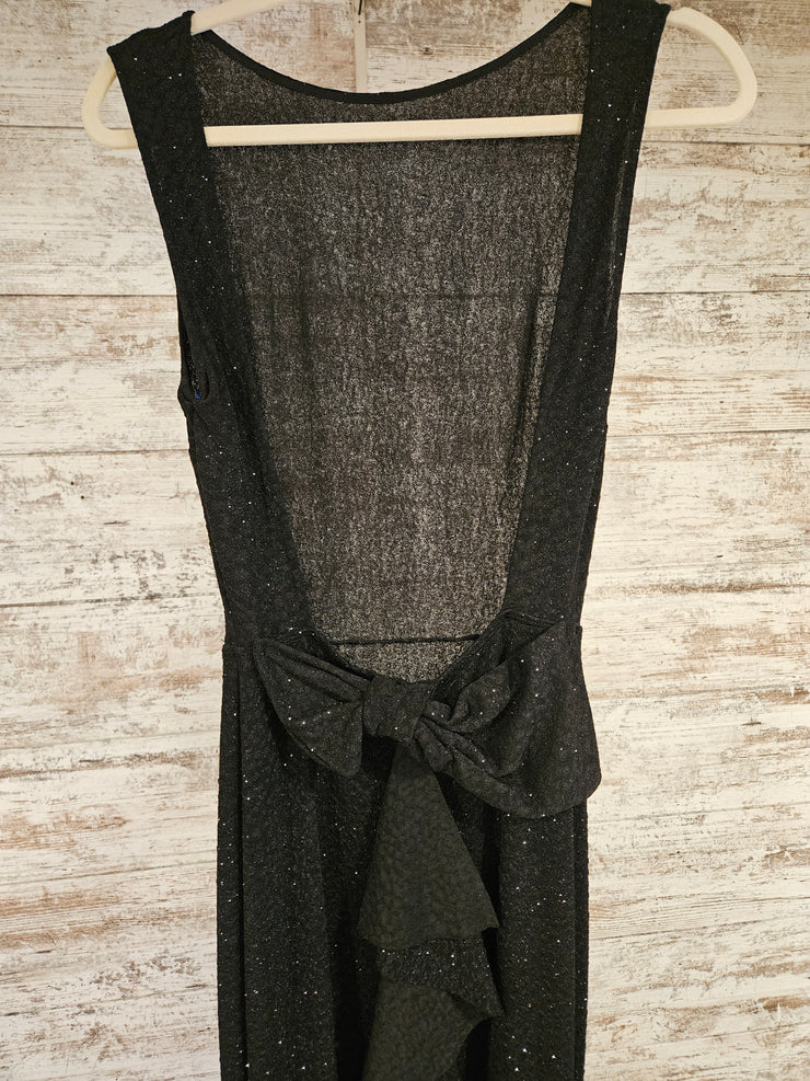 BLACK SPARKLY MERMAID GOWN