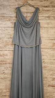 BLUE LONG EVENING GOWN (NEW)
