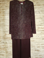 PURPLE SPARKLY 2 PC. PANTS SET