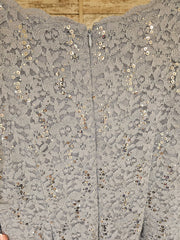 BLUE LONG EVENING GOWN (NEW)