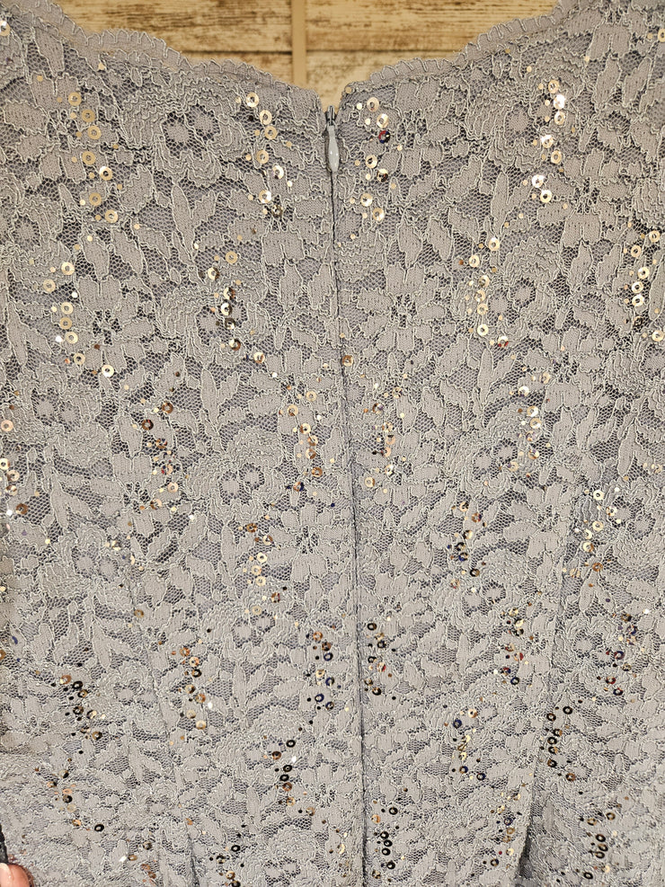 BLUE LONG EVENING GOWN (NEW)