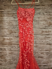 PINK/FLORAL MERMAID GOWN (NEW)