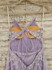 LAVENDER SPARKLY LONG DRESS