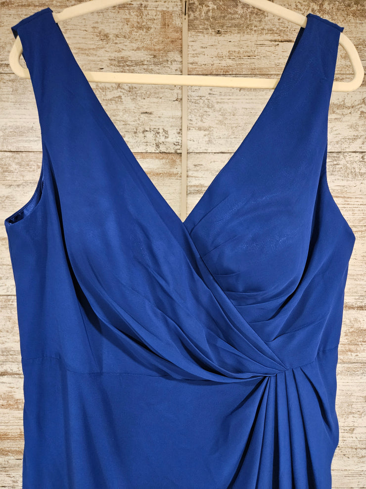 ROYAL BLUE LONG EVENING GOWN