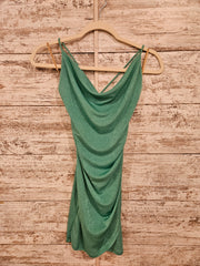 GREEN SHORT DRESS