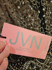 BLACK/GOLD LONG DRESS (NEW)