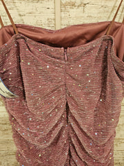 PINK SPARKLY SHORT DRESS (NEW)