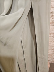 GREEN LONG EVENING GOWN