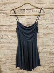 GREEN SPARKLY SHORT DRESS