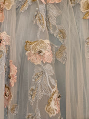 BLUE/PINK FLORAL A LINE $850