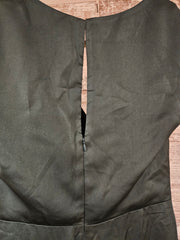 GREEN LONG EVENING GOWN