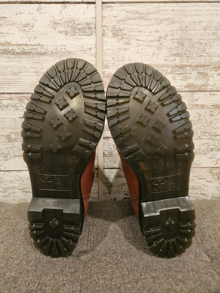 BROWN FAUX FUR BOOTS-NEW $180