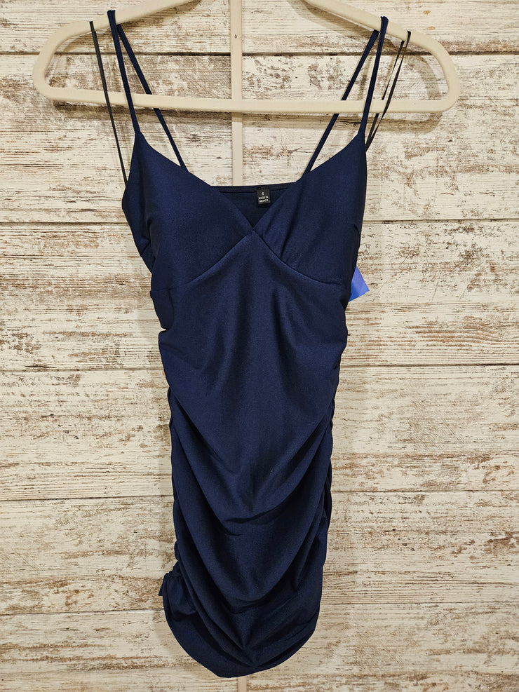 NAVY SHORT DRESS