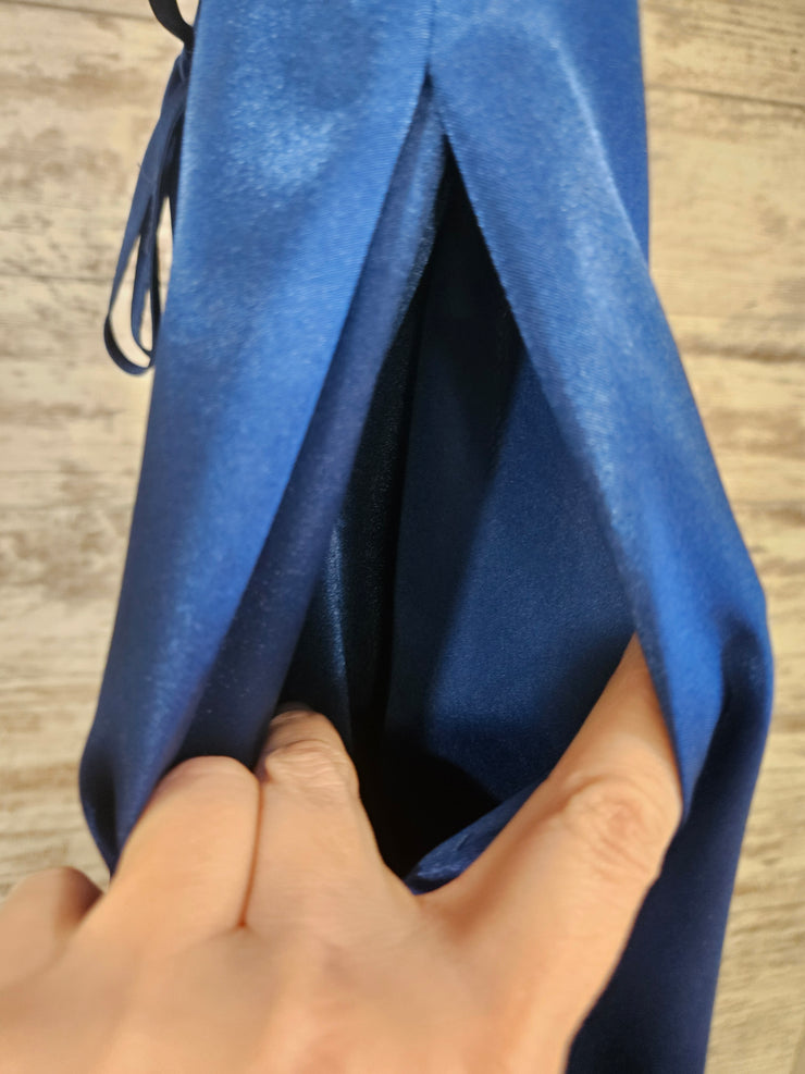 ROYAL BLUE A LINE GOWN (NEW)