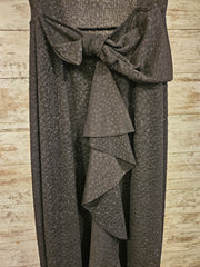 BLACK SPARKLY MERMAID GOWN