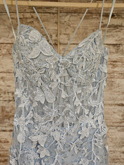 BLUE/FLORAL MERMAID GOWN (NEW)