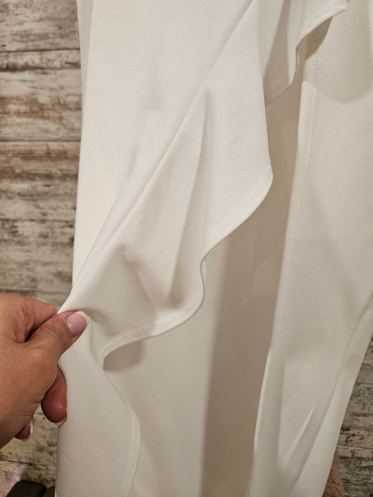 WHITE LONG EVENING GOWN