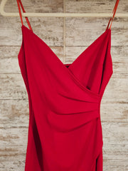 RED LONG EVENING GOWN