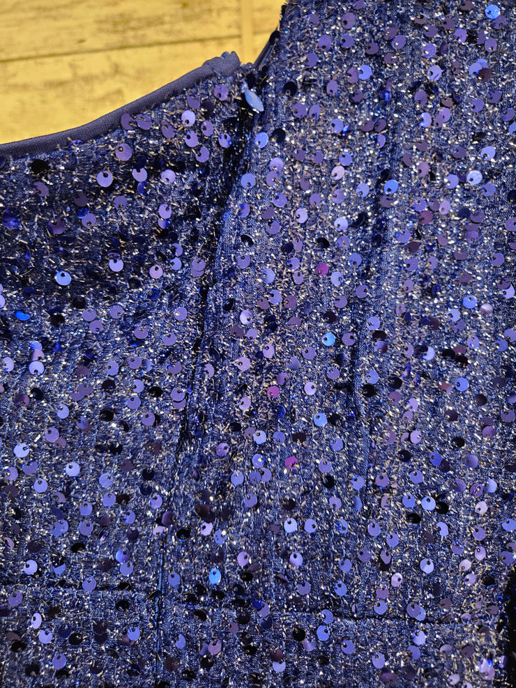 ROYAL BLUE SPARKLY DRESS (NEW)