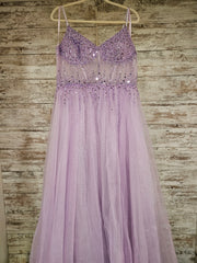 LAVENDER SPARKLY A LINE (NEW)