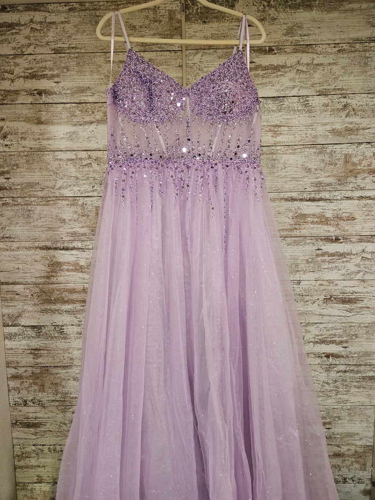 LAVENDER SPARKLY A LINE (NEW)