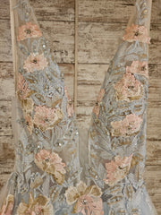 BLUE/PINK FLORAL A LINE $850