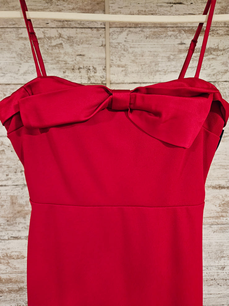 RED LONG EVENING GOWN