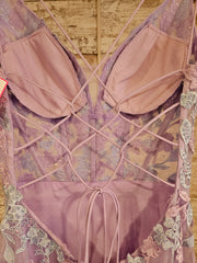 LAVENDER/BLUE FLORAL MERMAID