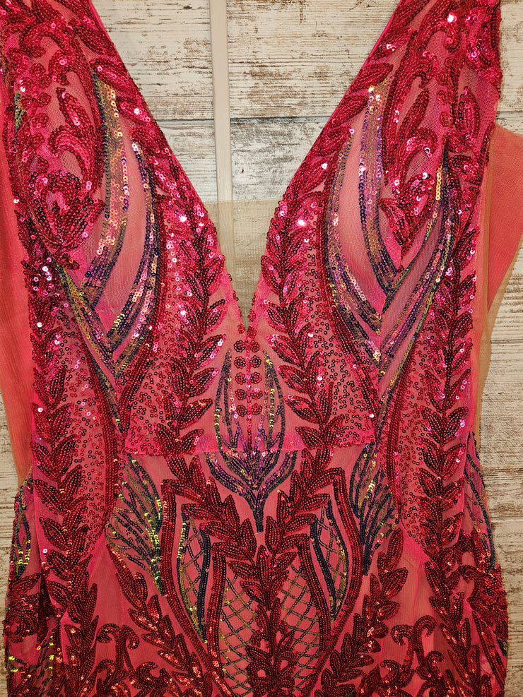 PINK SPARKLY SHORT DRESS