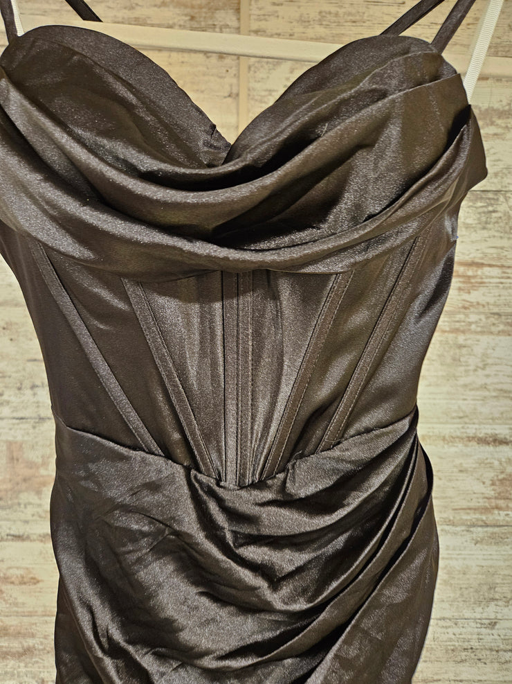 BLACK LONG EVENING GOWN (NEW)