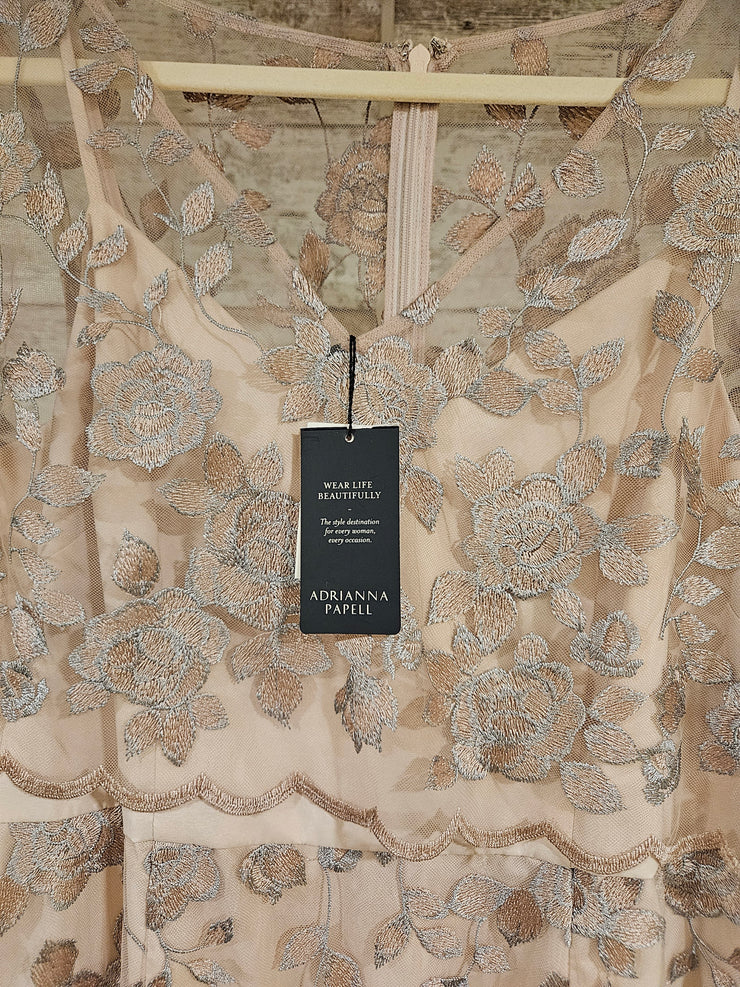 BLUSH FLORAL LONG DRESS (NEW)