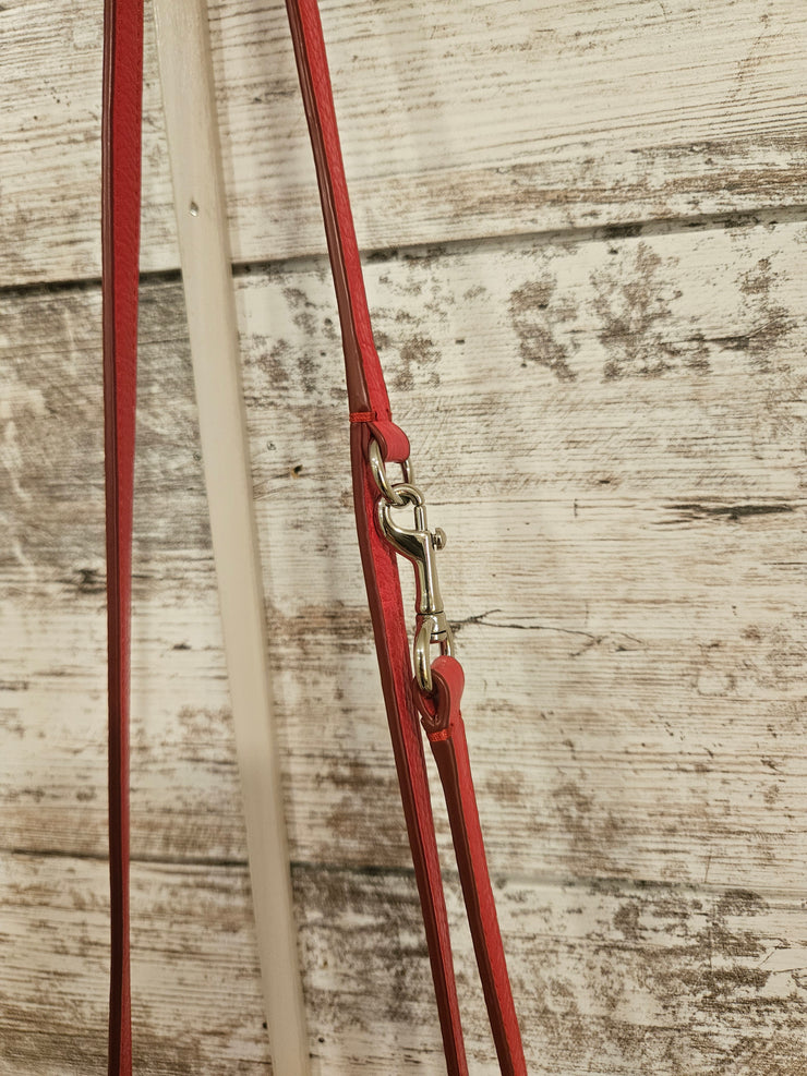 RED FLOWER LEATHER PURSE $395