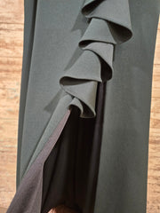 GREEN LONG EVENING GOWN